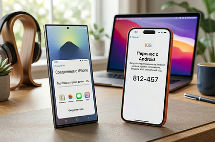 Переезд на iOS без боли: как перенести данные с Android на iPhone 17 - «Эксплуатация»